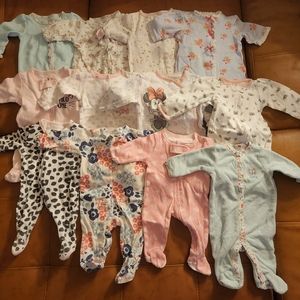 Newborn Footed Onesies